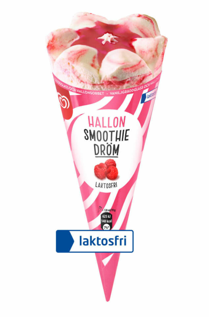 GB:s glass Hallon-Smoothie Dröm
