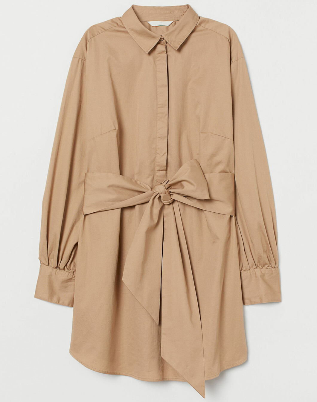 Beige oversized skjorta