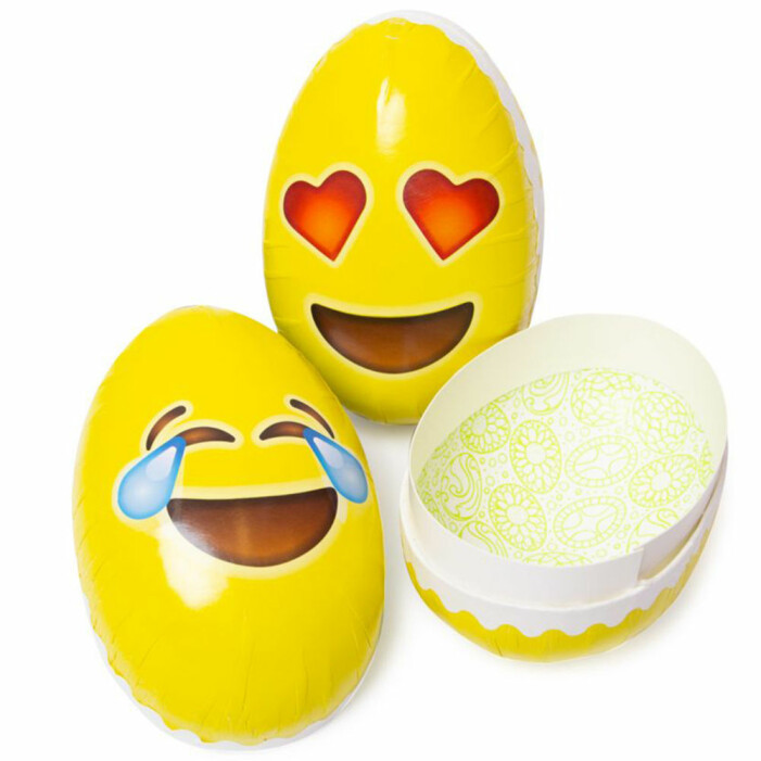 påskägg med emoji
