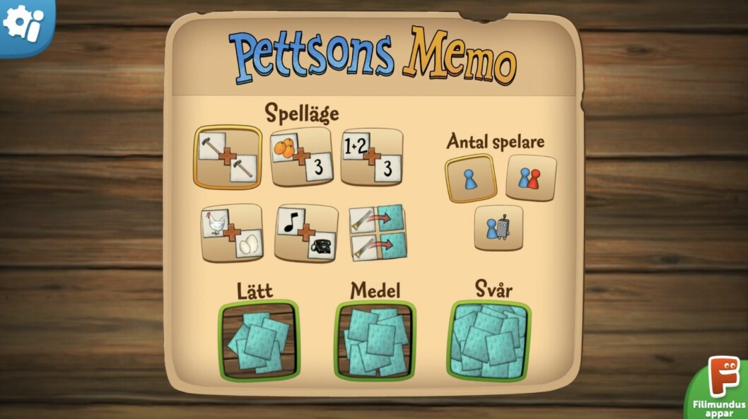 barn spel pettson