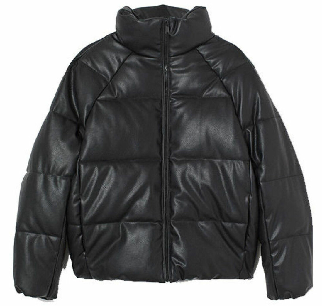 Svart puffjacka H&M