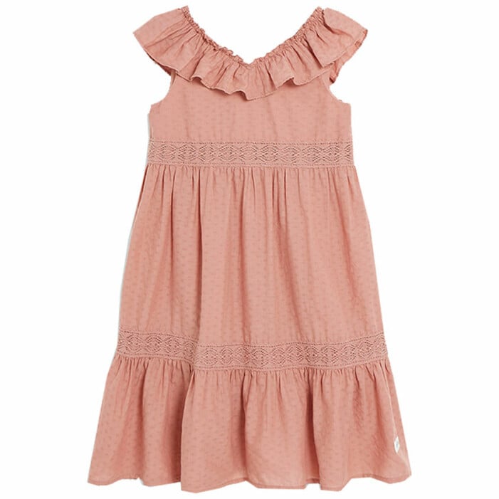 matchande rosa klänningar till mamma och barn sommaren 2021