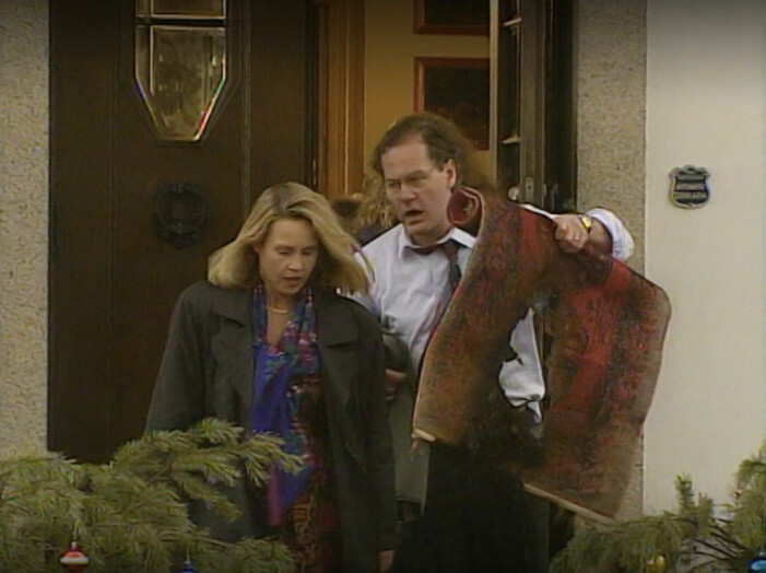 Med Rudolf har Karin sällan tråkigt, haha! Något du får se i åttonde avsnittet. rudolf och karin andersson från sunes jul