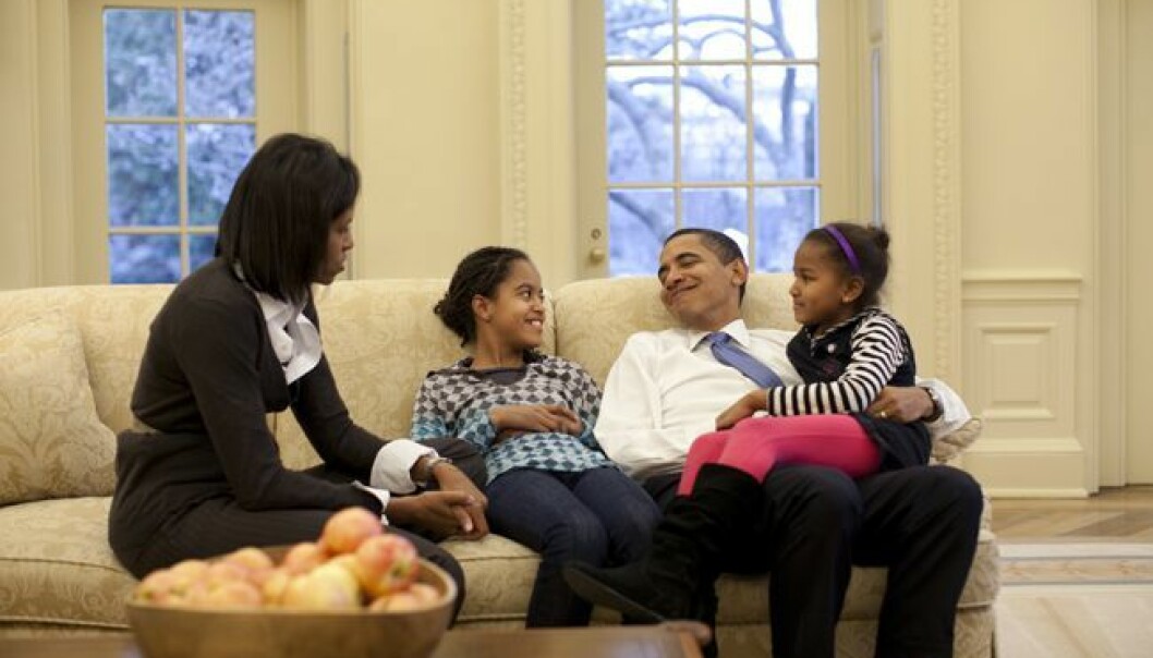 Sacha och Malia Obama var sju och tio år är de flyttade in i Vita Huset.
