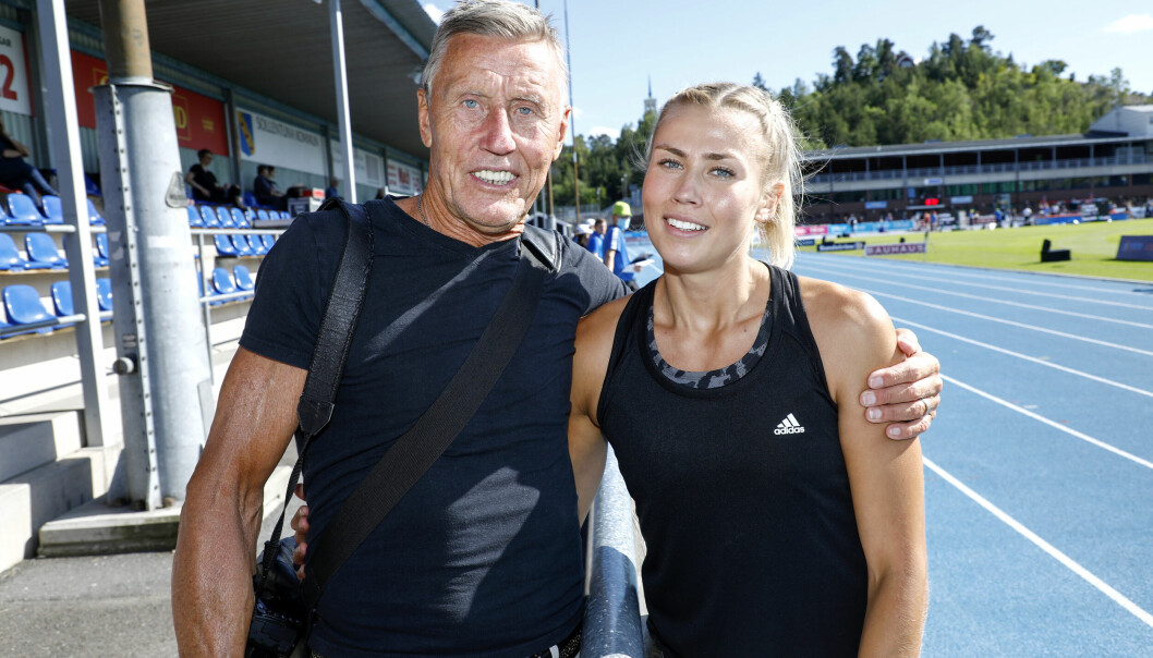 Börje Salming fanns ofta med och stöttade sin dotter Bianca och hennes friidrottskarriär. Börje Salming fanns ofta med och stöttade sin dotter Bianca och hennes friidrottskarriär.