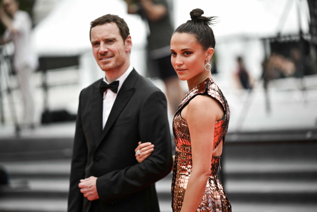 Michael Fassbender och Alicia Vikander. Michael Fassbender och Alicia Vikander.
