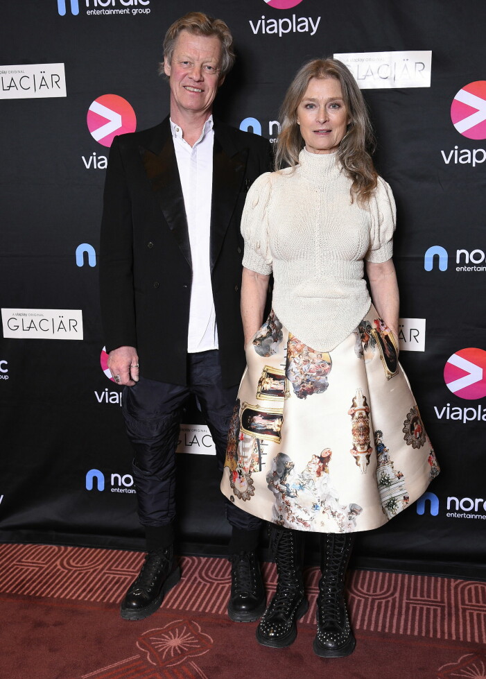 Lena Endre och konstnärsmaken Martin gifte sig på franska rivieran 2016.