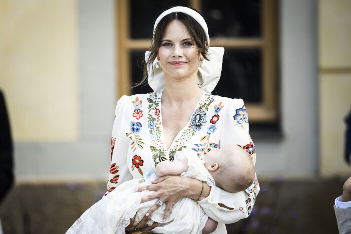 Prinsessan Sofia på sonen Julians dop