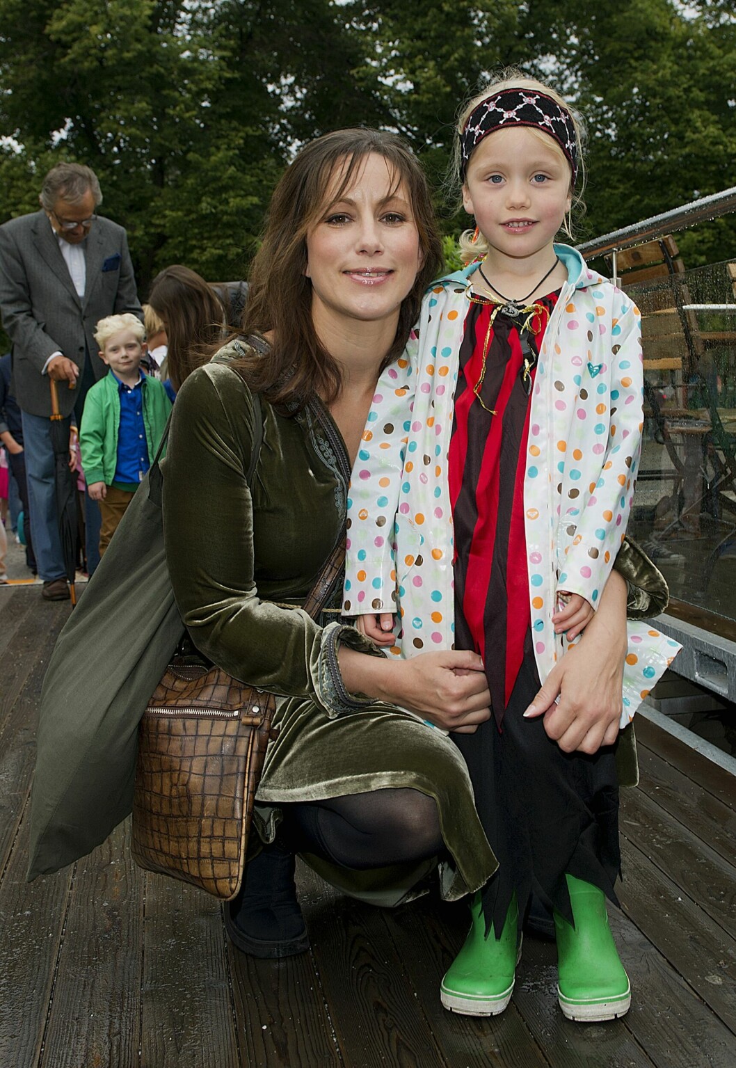 Lisa Nilsson tillsammans med äldsta dottern Signe år 2012.