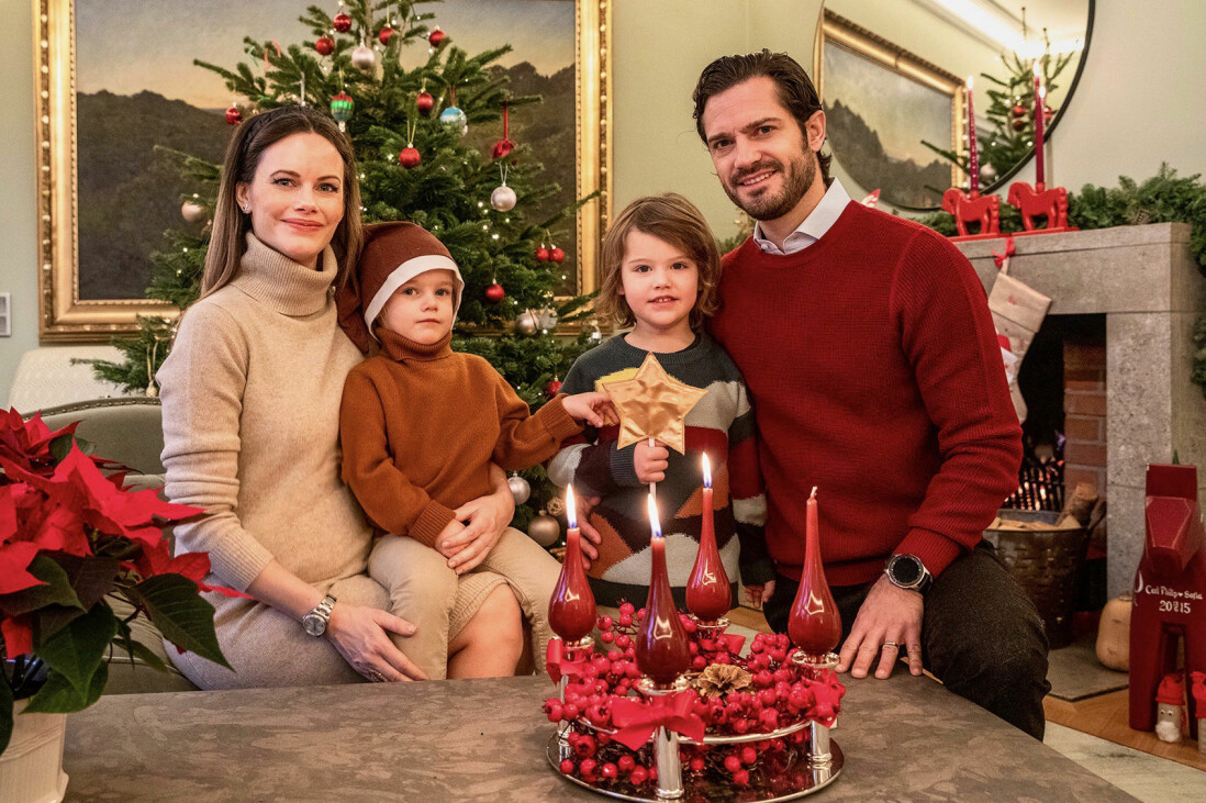 Prins Alexander och prins Gabriel blir snart storebröder! Prins Carl Philip och prinsessan Sofia med sönerna Alexander och Gabriel