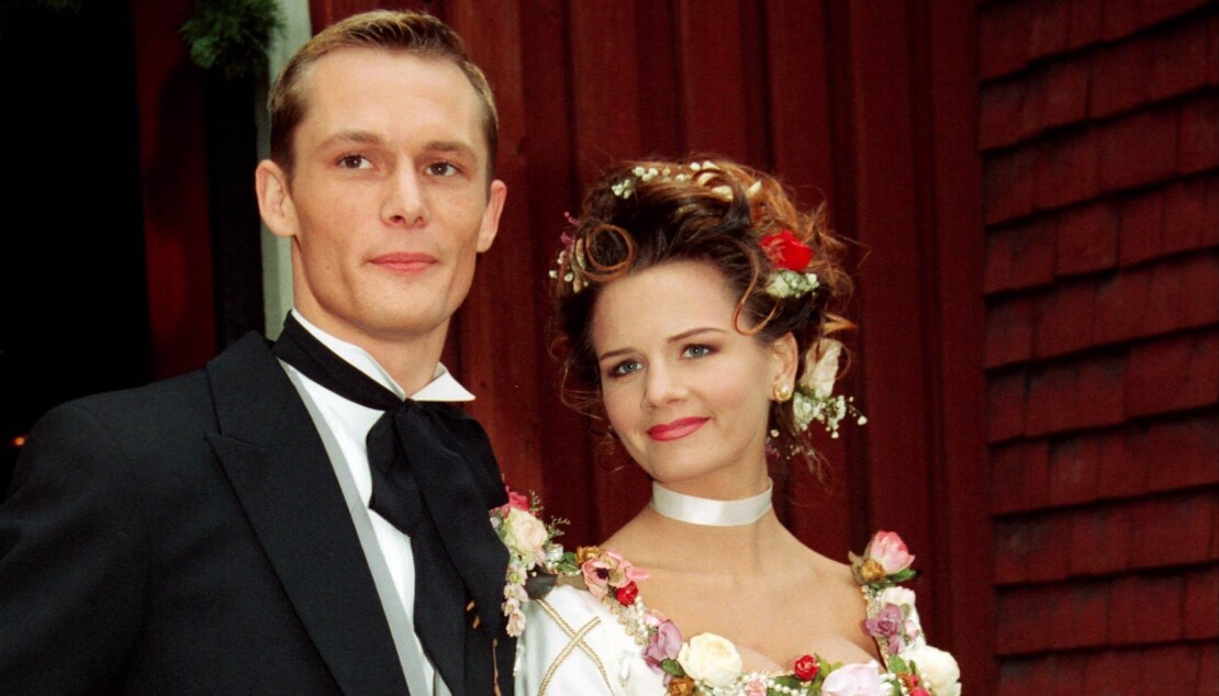 Måns Herngren och Lena Philipsson gifte sig 1993. Måns Herngren och Lena Philipsson.