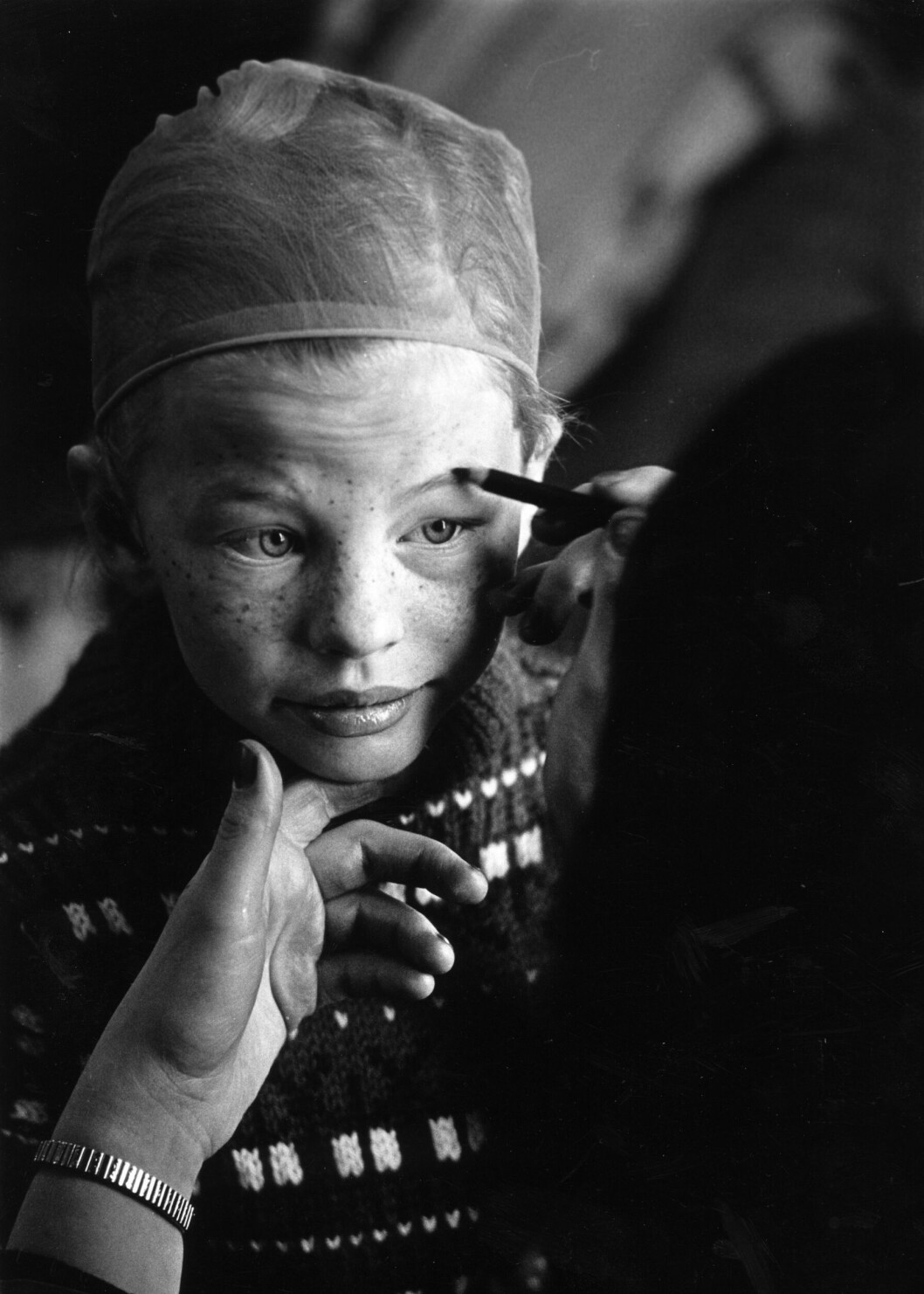 Inger Nilsson, hjälp med sminkning, Pippi