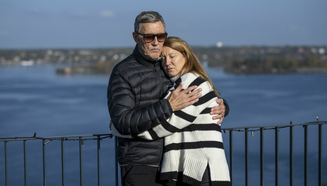 Börje och hustrun Pia Salming, strax efter det tuffa ALS-beskedet i höstas.