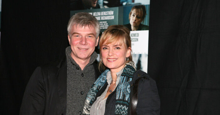 Marie Richardson och Jakob Eklund.
