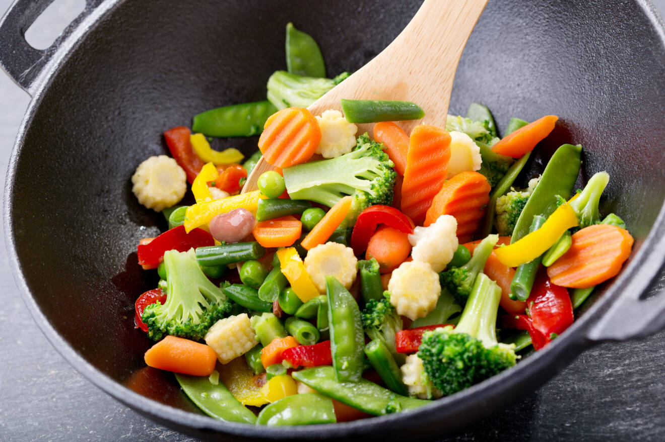 Wok med grönsaker