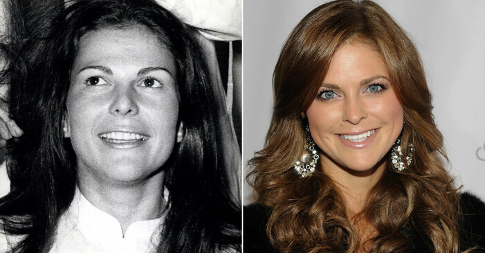 Silvia och prinsessan Madeleine när de är 29 år gamla.
