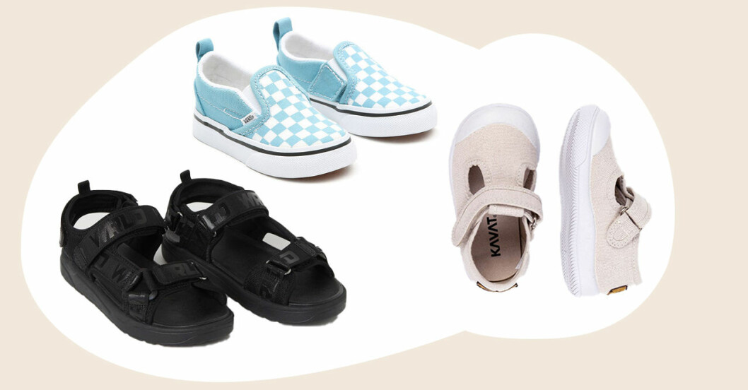 sommarskor och sandaler för barn