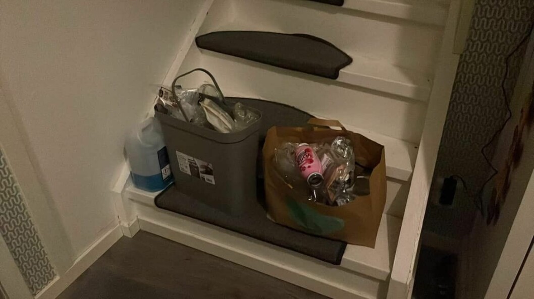 Ett steg upp, så kanske det syns? Tonårsfamiljen sopor