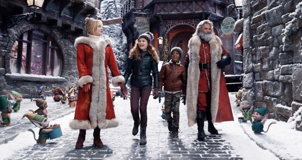 tomten och tomtemor i the christmas chronicles