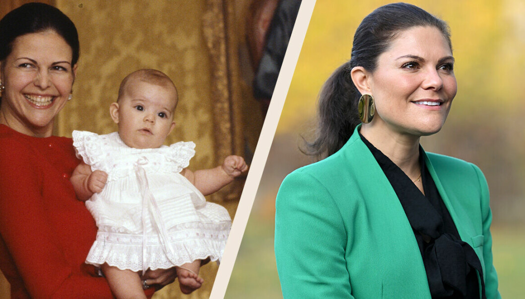 Drottningen och kronprinsessan Victoria firar jul. kronprinsessan victoria